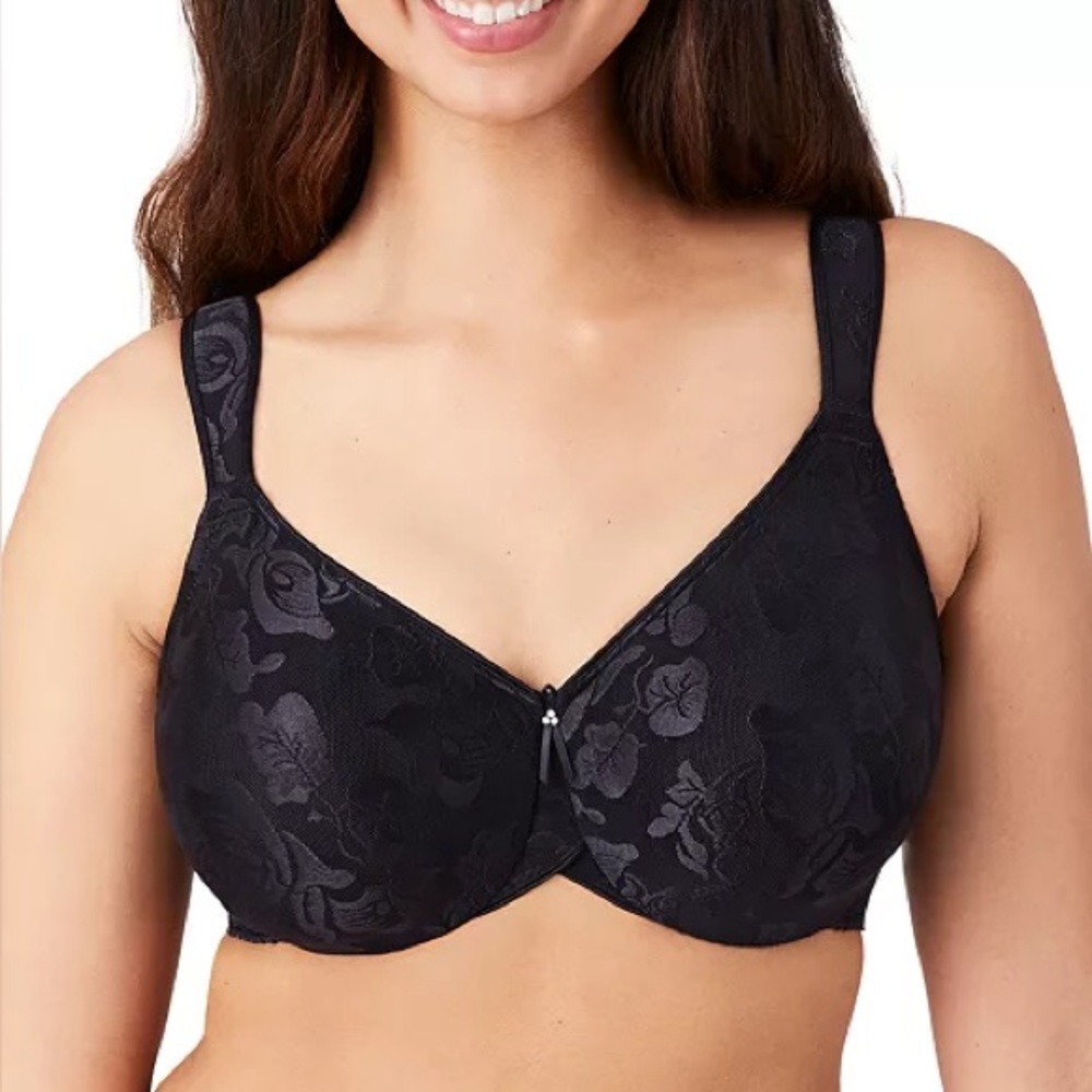 Wacoal Awareness Full Figure Seamless Underwire Bra Black 85567